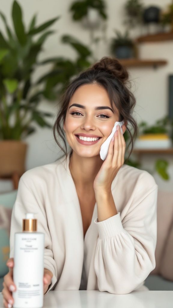 Woman receiving Anti-Pollutant Detox Facial treatment